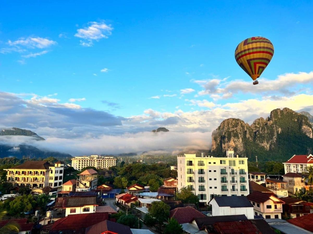 Vang Vieng Topview Hotel Exterior foto