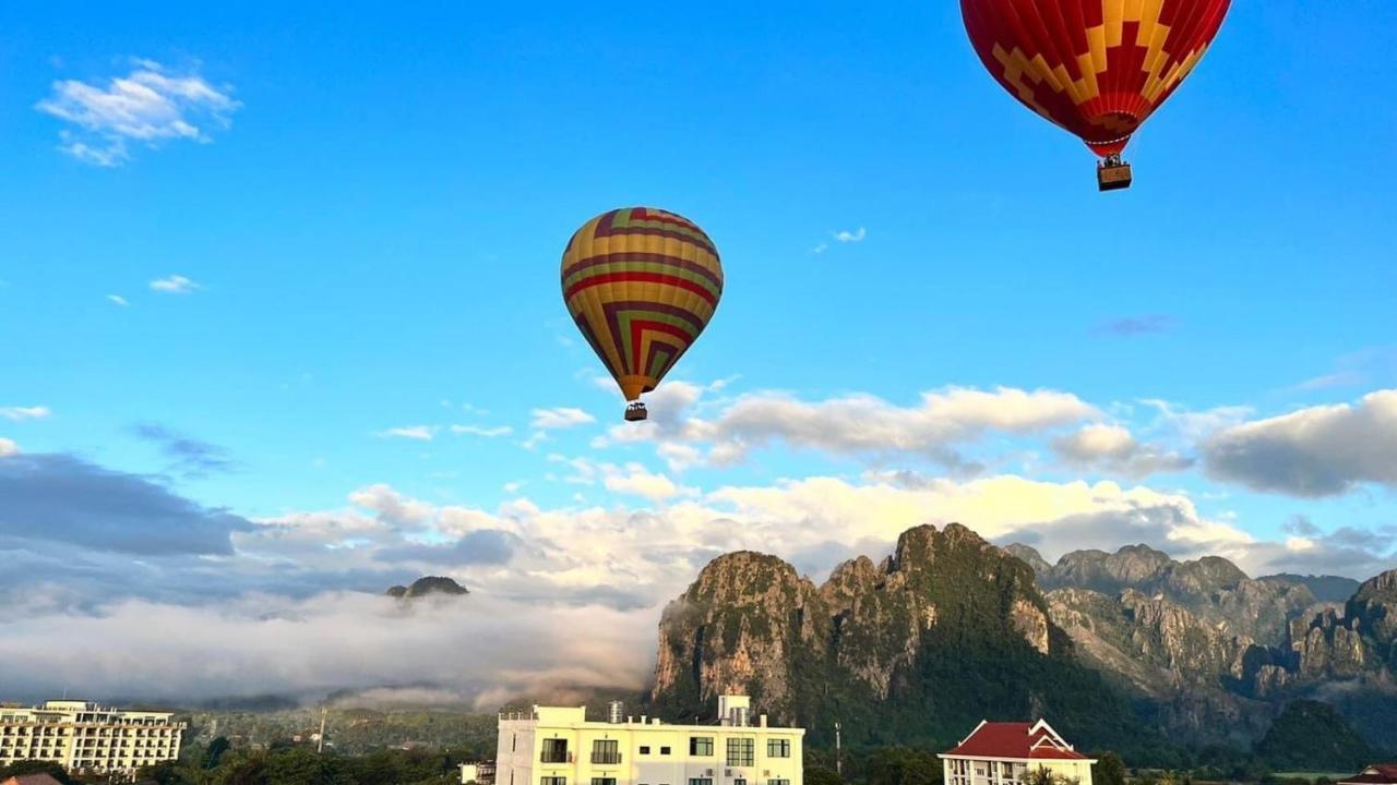 Vang Vieng Topview Hotel Exterior foto