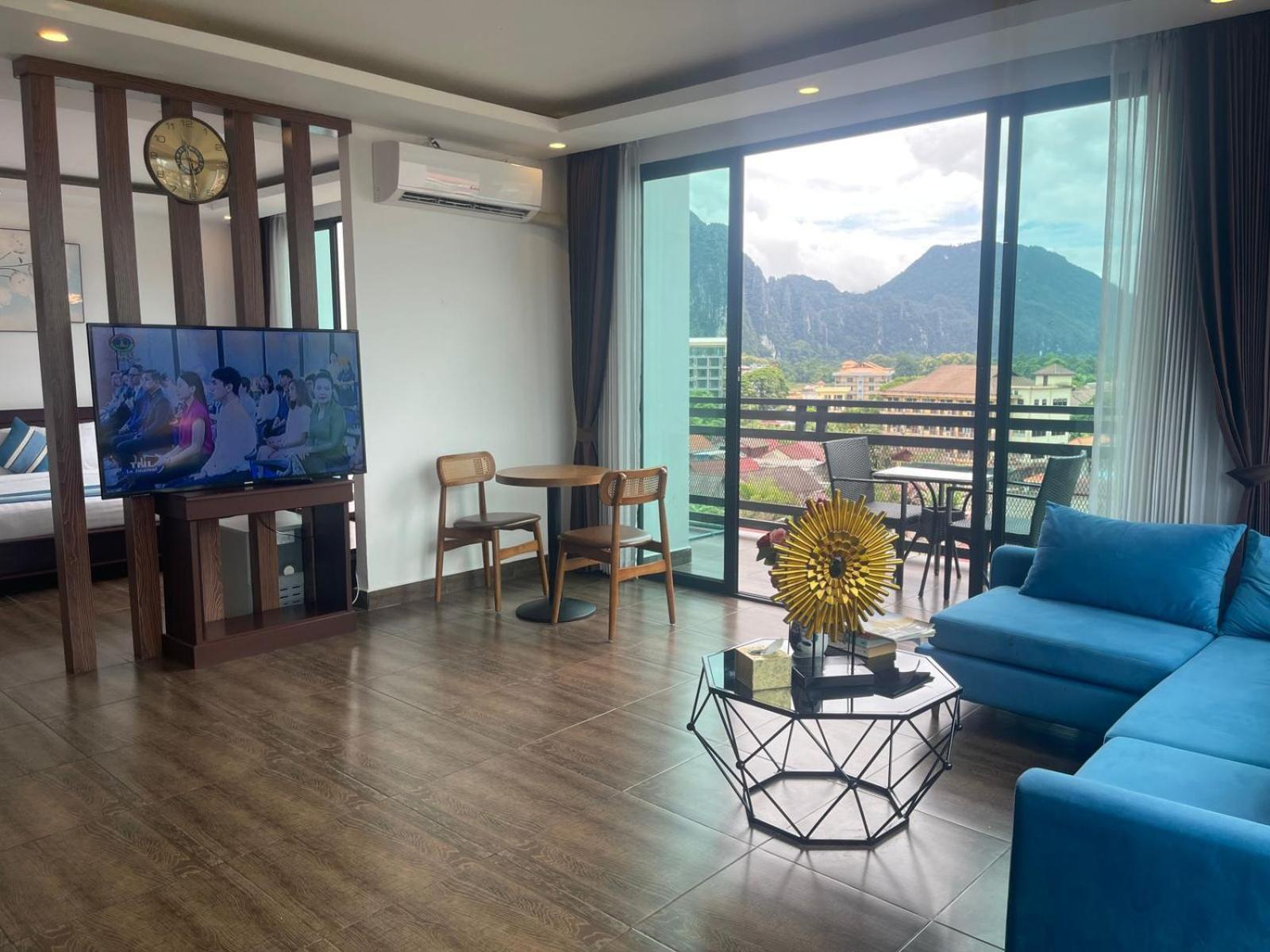 Vang Vieng Topview Hotel Exterior foto