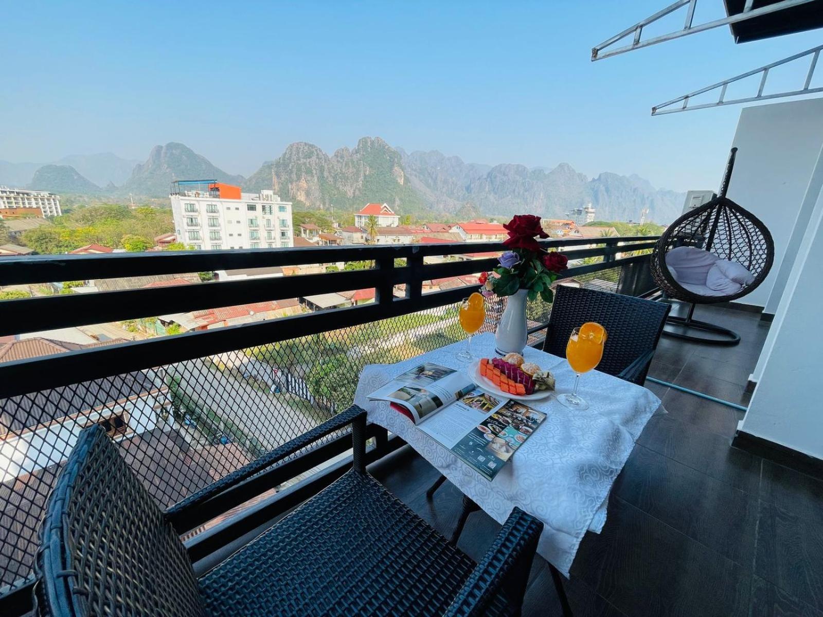 Vang Vieng Topview Hotel Exterior foto