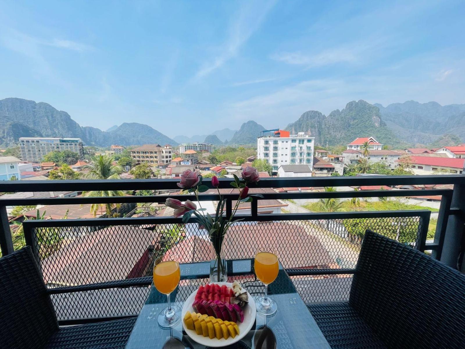Vang Vieng Topview Hotel Exterior foto
